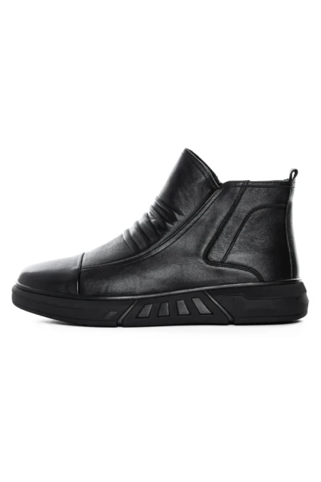 Ghete Barbati din piele naturala 2M72703 BLACK | ADVANCER