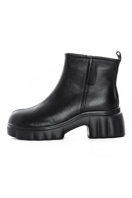 Ghete Dama din piele naturala 82620 BLACK | ADVANCER