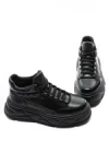 Ghete Barbati din piele naturala 225-5 BLACK | ADVANCER