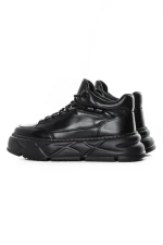 Ghete Barbati din piele naturala 225-5 BLACK | ADVANCER