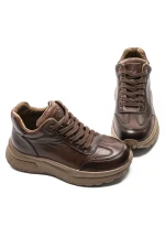 Ghete Dama din piele naturala 81168 COFFEE | ADVANCER