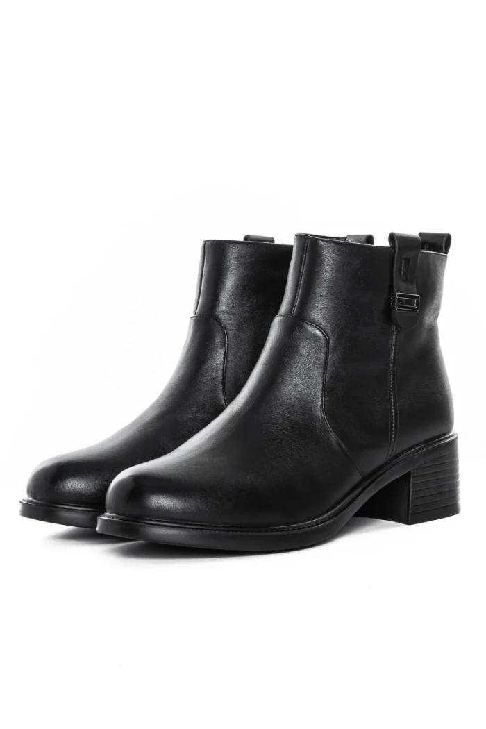 Ghete Dama din piele naturala 4915503 BLACK | ADVANCER