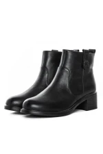 Ghete Dama din piele naturala 4915503 BLACK | ADVANCER