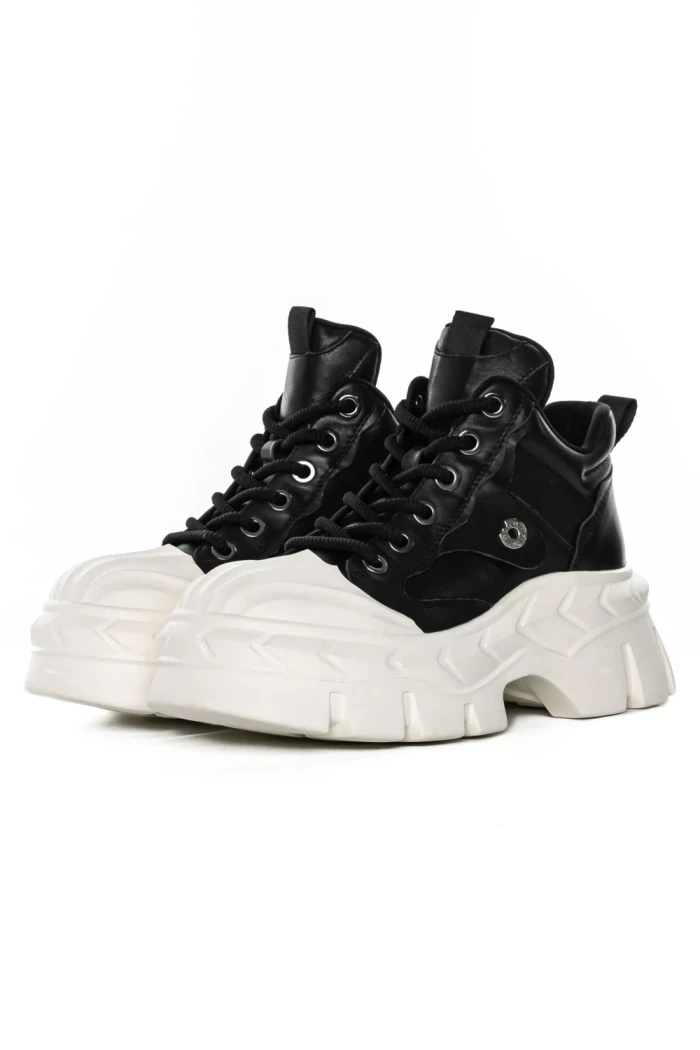 Ghete Dama din piele naturala 5020-1 BLACK | ADVANCER