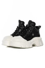 Ghete Dama din piele naturala 5020-1 BLACK | ADVANCER