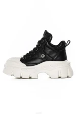 Ghete Dama din piele naturala 5020-1 BLACK | ADVANCER