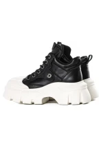 Ghete Dama din piele naturala 5020-1 BLACK | ADVANCER