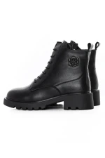 Ghete Dama din piele naturala 5780 BLACK | ADVANCER