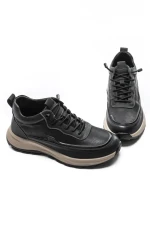 Ghete Barbati din piele naturala 8081801 BLACK | ADVANCER