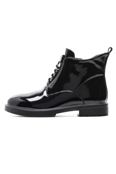 Ghete Dama din piele naturala Q1227-21 BLACK | ADVANCER
