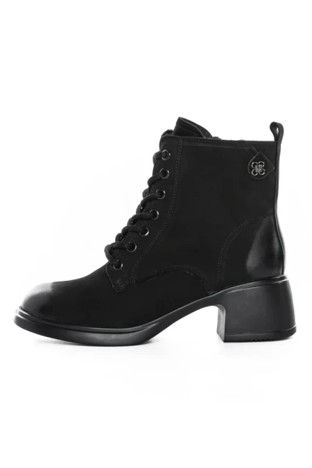 Ghete Dama din piele naturala 6970-5 BLACK | ADVANCER