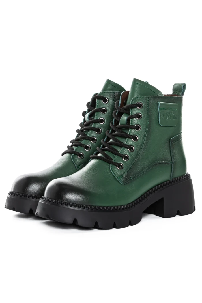 Ghete Dama din piele naturala 8099 GREEN | ADVANCER
