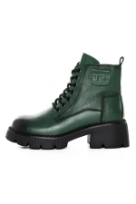 Ghete Dama din piele naturala 8099 GREEN | ADVANCER