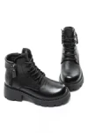 Ghete Dama din piele naturala 8099-2 BLACK | ADVANCER