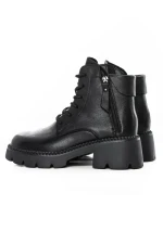 Ghete Dama din piele naturala 8099-2 BLACK | ADVANCER
