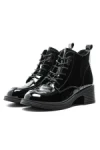 Ghete Dama din piele naturala TP136-2 BLACK | ADVANCER