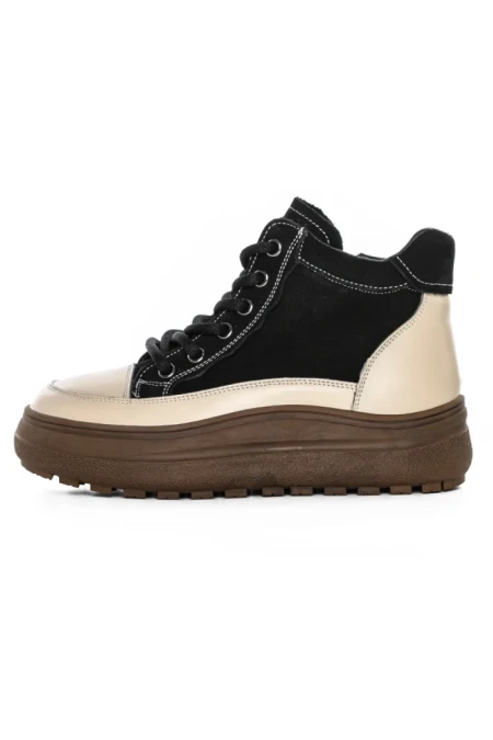Ghete Dama din piele naturala 50278 BLACK | ADVANCER