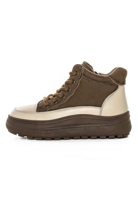 Ghete Dama din piele naturala 50278 KHAKI | ADVANCER