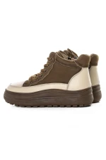 Ghete Dama din piele naturala 50278 KHAKI | ADVANCER