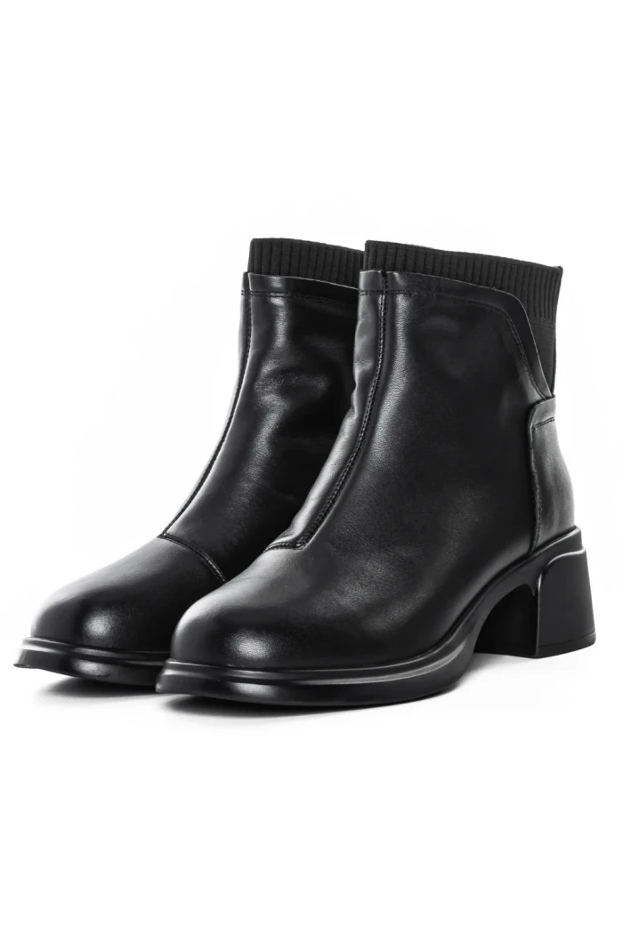 Ghete Dama din piele naturala 6631-2 BLACK | ADVANCER