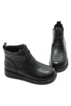Ghete Dama din piele naturala 8750 BLACK | ADVANCER