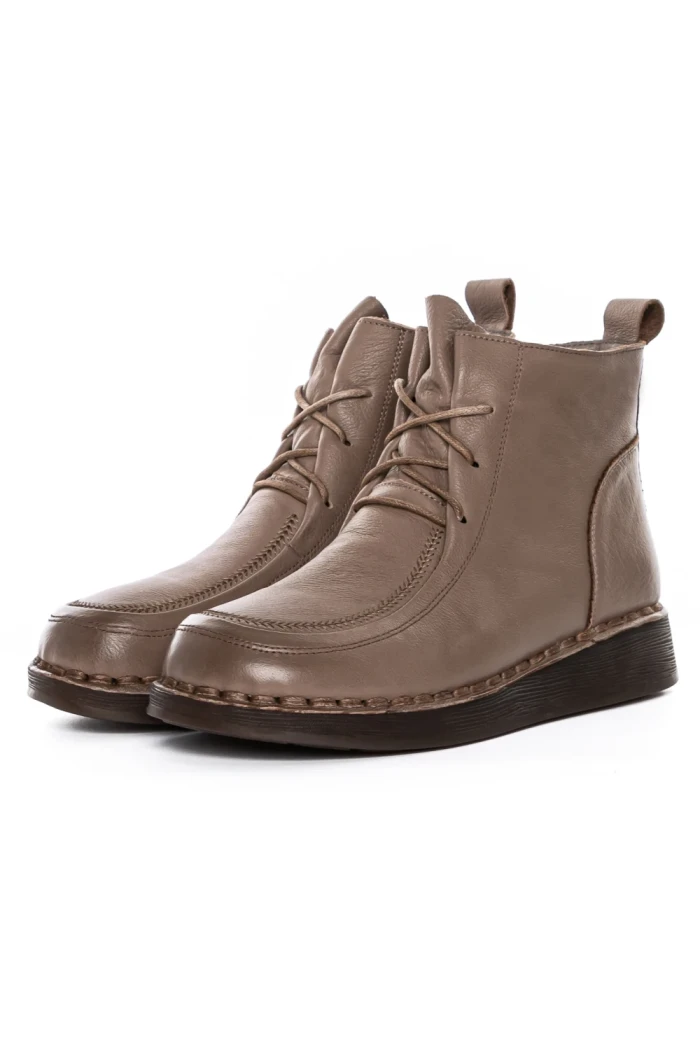 Ghete Dama din piele naturala 8750 APRICOT | ADVANCER