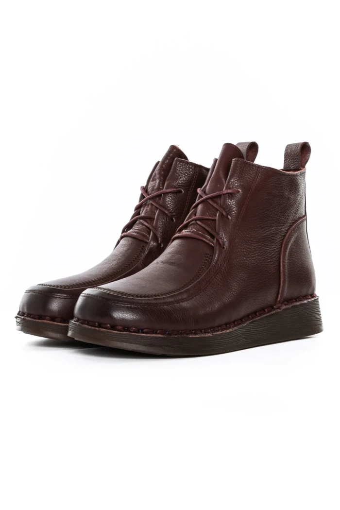 Ghete Dama din piele naturala 8750 WINE | ADVANCER