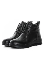 Ghete Dama din piele naturala 5853 BLACK | ADVANCER