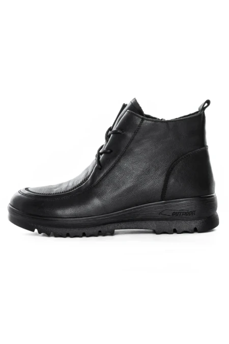 Ghete Dama din piele naturala 5853 BLACK | ADVANCER