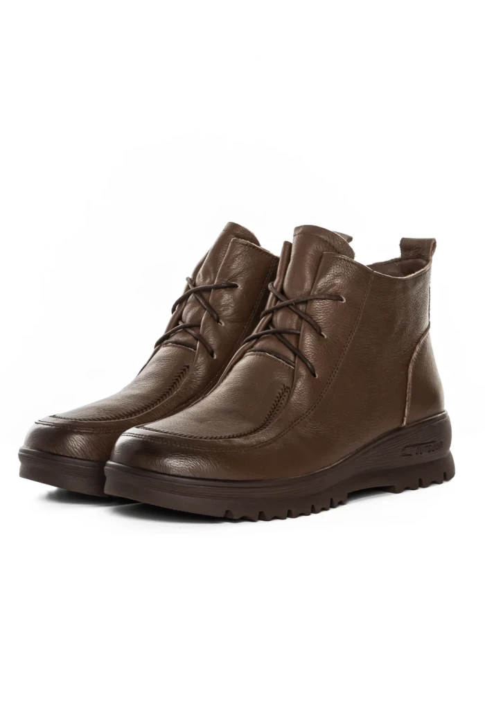 Ghete Dama din piele naturala 5853 BROWN | ADVANCER