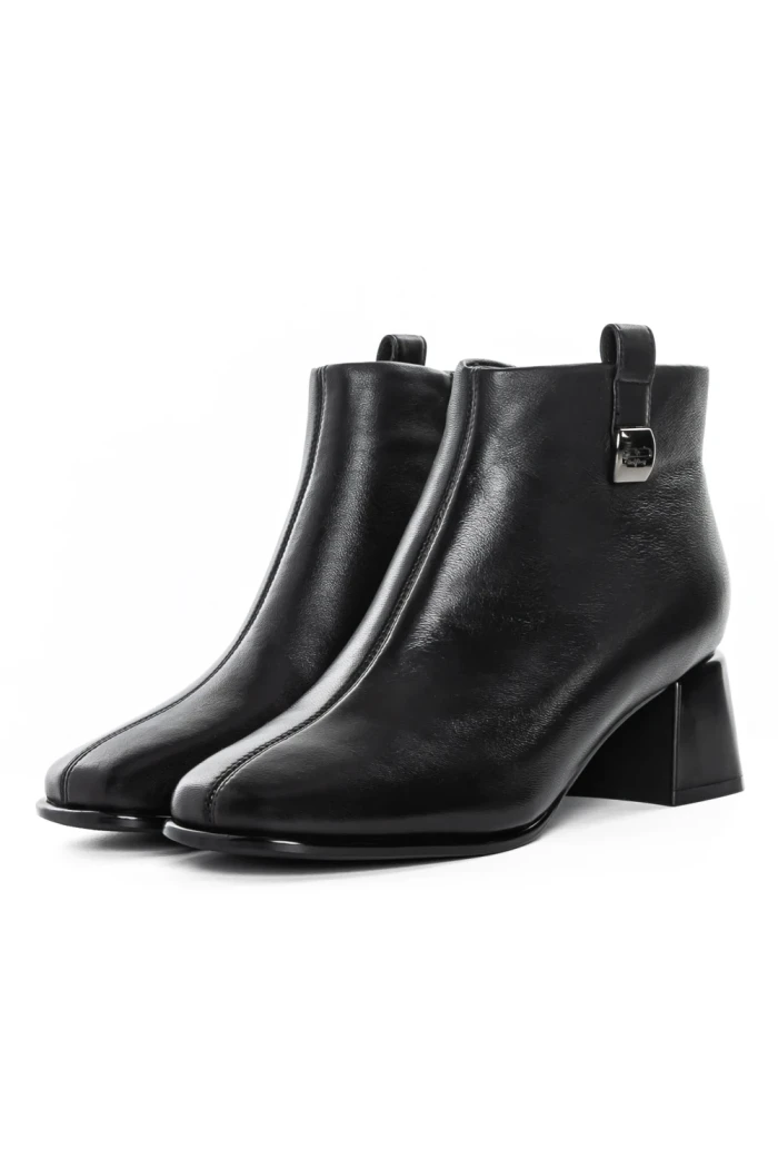 Ghete Dama din piele naturala 21299 BLACK | ADVANCER
