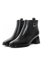 Ghete Dama din piele naturala 21299 BLACK | ADVANCER