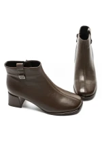 Ghete Dama din piele naturala 21299 BROWN | ADVANCER