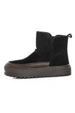 Ghete Dama din piele naturala 8911 BLACK | ADVANCER