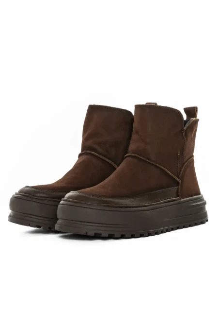 Ghete Dama din piele naturala 8911 BROWN | ADVANCER