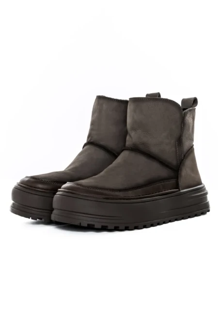 Ghete Dama din piele naturala 8911 GREY | ADVANCER