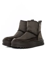 Ghete Dama din piele naturala 8911 GREY | ADVANCER