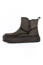 Ghete Dama din piele naturala 8911 GREY | ADVANCER