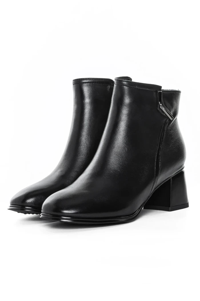 Ghete Dama din piele naturala 2239-50 BLACK | ADVANCER
