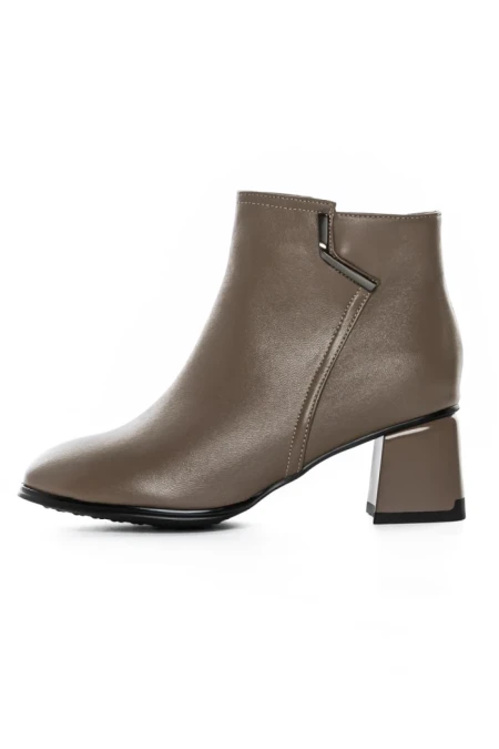 Ghete Dama din piele naturala 2239-50 KHAKI | ADVANCER