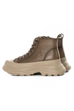 Ghete Dama din piele naturala 66081 KHAKI | ADVANCER