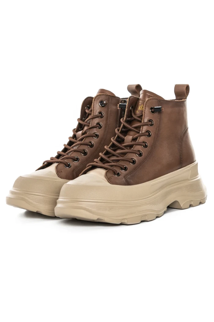 Ghete Dama din piele naturala 66081 BROWN | ADVANCER