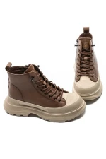 Ghete Dama din piele naturala 66081 BROWN | ADVANCER