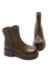Ghete Dama din piele naturala 83125 KHAKI | ADVANCER