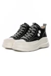 Ghete Dama din piele naturala KM3817 BLACK | ADVANCER
