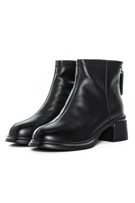 Ghete Dama din piele naturala 6631-1 BLACK | ADVANCER