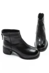 Ghete Dama din piele naturala 6631-1 BLACK | ADVANCER