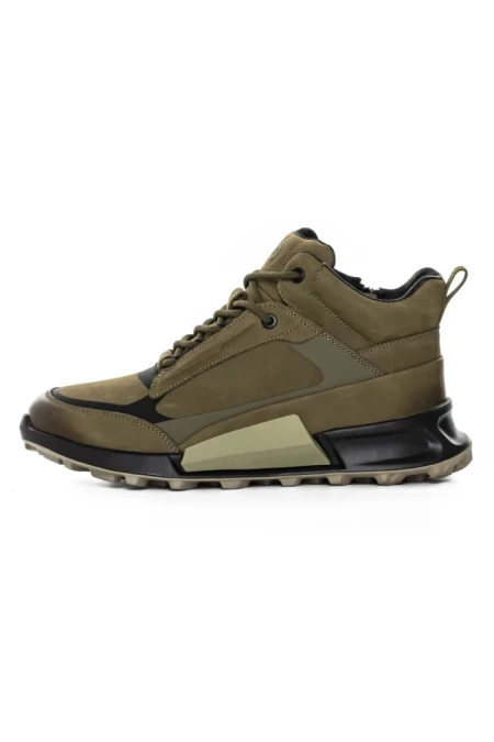 Ghete Barbati din piele naturala 10532 GREEN | ADVANCER
