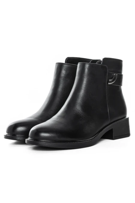 Ghete Dama din piele naturala 52131-35 BLACK | ADVANCER