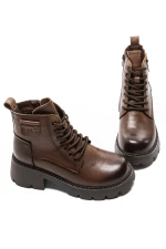 Ghete Dama cu Platforma 8099 Maro » meishop.life